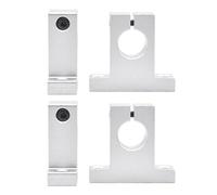 1/4pcs Printer Opticals Axix Mount SK10-SK20 Linear Bearing Shaft Improve Stability and Accuracy Mount