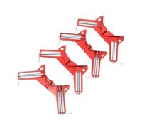 1/4Pcs Right Angle Clamp Multifunction 90 Degrees Corner, Picture Frame Holder, Glass, DIY Woodworking Hand Tools(4pcs)