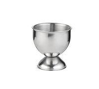 1/4Pcs Stainless Steel Egg Cups Egg Display Holders Kitchen Egg Stands Soft Boiled&Hard Boiled Egg Tray Kitchen Tool(silver-1pcs)