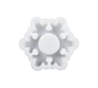 1/4Pieces Tealight Holder Epoxy Resin Snowflake Holder Silicone Mold Ornament Snowflake Molds Tree Shape Candlestick