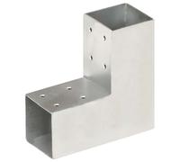 1/4x Post Connectors Galvanised Metal Wood Multi Shapes Multi Sizes vidaXL
