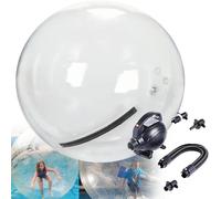 1.5/1.8/2/2.5M Dia Water Walking Ball with Electric Air Pump, Walk on Water Walking Ball, Roll Ball, Inflatable ball zipper, for Pool/lake Clear Dancing 2m Customized
