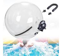 1.5/1.8/2/2.5M Walk On Water Ball Inflatable Water Walking Ball PVC Water Balloon with Zipper Entertainment Equipment for Beaches, Pool,1.8m