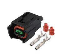 1/5/10/20/50/Sets 2 Pin 1. PU465-02127 Automobile Waterproof Female Connector Compatible With Speakers K2 K3 K5 Nozzle Plug(2p female,50 sets)