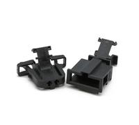 1/5/10/20/50/Sets 2 Pin Auto Electrical Black Plug Trunk License Plate Light 1.5MM Male Female Connector 1J0971972 3B0972712/90(2p female male,1 set)