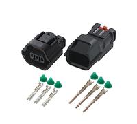 1/5/10/20/50/Sets 3 Pin Wheel Speed Sensor Socket EVO Mivec Camshaft Plug Compatible With Mits~bishi Nissn MG641234-5 7182-8730-30(3p female male,50 sets)