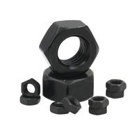 1/5/10/20/50pcs Black Oxide Carbon Steel Metric Hex Hexagon Nuts M2 M2.5 M3 M4 M5 M6 M8 M10 M12 M14 M16 M18 M20 M22 M24 M27(M3.5x50pcs)