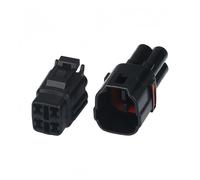 1/5/10/20/50Sets 4 Pin MT090 Sealed Motorcycle Connector Housing Automotive Black White Wiring Plug 6180-4771 6188-0004(Blue,20 sets)