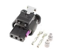 1/5/10/20 Kit 1718653-1 TE 3 Pin Auto Electronic Male Female Waterproof Connector Plug Compatible With VW 4F0973703A 4F0973703(Female,10Sets)