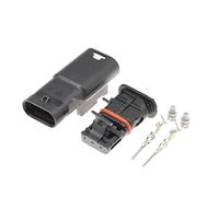 1/5/10/20 Kit 1718653-1 TE 3 Pin Auto Electronic Male Female Waterproof Connector Plug Compatible With VW 4F0973703A 4F0973703(Male,10Sets)