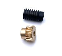 1:5/10/20 Turbine Steel Worm Gear Reducer 1M 20T 6/8MM DIY Small Gearbox Right Angle electronic starter Gear MQXFCZUX(Self-Lock,1 Ratio 20-8MM-8MM)