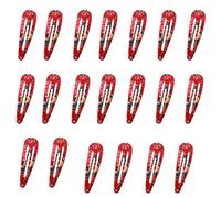 1/5/10/20pcs Floral Pattern Hair Clips For Girls Northeast Metal Hair Bullet Ponytail Buns Hair Clips