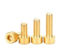 1/5/10/50pcs/lot H59 Pure Brass Hex Socket Screw M2 M2.5 M3 M4 M5 M6 M8 M10 Brass Cap Head Screws Bolts(12mm,M3 (20Pcs))