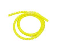 1/5/10 Meter 8/12/16/22/28/32/42mm Line Flexible Spiral Cable Organizer Storage Pipe Cord Protector Management Cable PE Tube(Yellow,22mm,1M)