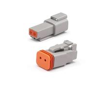 1/5/10 Sets 2P/3P/4P/6P/8P 22-16AWG Waterproof Electrical Wire Connector Plug Kit DT06-2S DT04-2P IDGTTLDF(F sets,1 Sets)