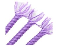 1/5/10M Braided Cable Sleeve 4mm 8mm 12mm PP Cotton Yarn Mixed Expandable Flexible Insulate Line Protector Wire Wrap Sheath(Purple Clear,4mm,1 Meter)