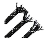 1/5/10M Braided Cable Sleeve 4mm 8mm 12mm PP Cotton Yarn Mixed Expandable Flexible Insulate Line Protector Wire Wrap Sheath(Black White Black,8mm,5 Meters)