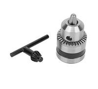 1.5 10MM B12 Drill Chuck Adapter Milling Tool Kit Key Type Drill Chuck High Precision Anti Stainless Steel Clamping Range 1.5 10mm for Professional Machinists and DIY Enthusiasts