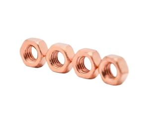 1/5/10pc Red Copper Hexagonal Nut/Locking Screw Cap M3 M4 M5 M6 M8-M30(5pcs M10)