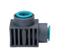 1/5/10pcs 12mm Hose Gardening Quick Connection Atomization Cooling System Accessories Multifunctional Garden Watering Connector(D-12mm Bend,1pcs)