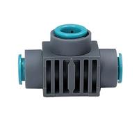 1/5/10pcs 12mm Hose Gardening Quick Connection Atomization Cooling System Accessories Multifunctional Garden Watering Connector(F-12mm Tee,10pcs)