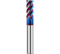 1/5/10pcs 4 Flutes HRC65 Carbide End Mill CNC Cutting Tools Alloy Milling EndMills Tungsten Steel Cutter Square Router Bit(1 PCS,6X25X6X75)