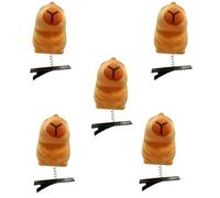 1/5/10PCS Capybara Hair Clip for Women Girl 3D Animal Hair Clip for School Kids