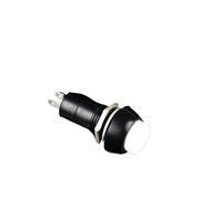 1/5/10pcs Circular button switch, PBS-11A self-locking, mounting hole 12mm, 3A 250V AC, green, red, yellow, black, blue, white(White,5PCS)