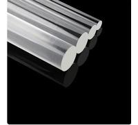 1/5/10pcs Clear Acrylic Rod 1mm-20mm Diameter x100/200/250/300mm Long Round Perspex Solid Bar (Color : 25x300mm 1pcs)
