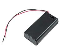 1/5/10Pcs Enclosed AA/AAA Battery Holder Case 5 Sizes with Cover ON/OFF Switch Plastic Battery storage box with Switch Wires (2/3/4/6/8 Solts)