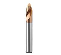 1/5/10pcs HRC55 90° Fixed-point Drill Straight Groove Spot Drilling End Mill Carbide Tungsten Steel Centering Drills CNC Machine Tools(1pc,5xD5x100Lx90R)