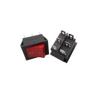 1/5/10Pcs KCD4 Rocker Switch 4/6 Pin ON/OFF Electrical Equipment Push Button Power Switch AC 16A 250V / 20A 125V IDGTTLDF(4,10Pcs)