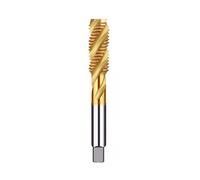 1/5/10pcs M2-M24 Thread Tap Titanium Coated Machine Plug HSS Metric Straight Flute Screw Hand Tools(Luox,1 PCS/M8x1.25)