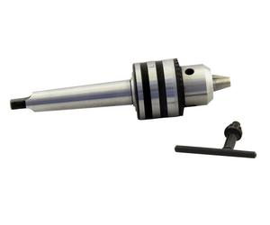 1.5-13 mm key type drill chuck with MT2 morse taper arbor and drifting tang