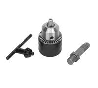 1.5-13mm 1/2-20UNF Key Type Drill Chuck with Square Shank Four Pit Conversion Connecting Rod for Electric Hammer Conversion