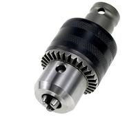 1.5-13mm Capacity Key Drill Chuck for Air Impact Wrench Converter Conversion Tool 1/2 inch Socket Square Female Adapter 1/2-20 UNF Mount wolovo