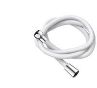 1.5/2.0M Latex Shower Head Hose Flexible Tube Pipe High Pressure Silicone Powerful Tap Faucet Toilet Bathroom Accessories for Bathing(White,2.0M)