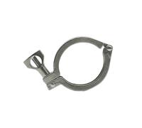 1.5" 2" 2. 3" 4" SS304 Stainless Steel Triple Clamp, to Connect Pipe Fittings Fit Silicone Gasket(K50.5mm)