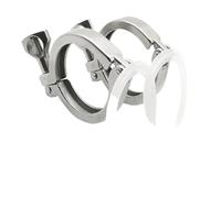 1.5" 2" 2. 3" Tri Clamp 50.5/64/77.5/91mm Ferrule OD SS304 Stainless Steel Clover Fitting for Home Brewing(2 piece,2Inch x K64)