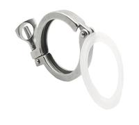 1.5" 2" 2. 3" Tri Clamp 50.5/64/77.5/91mm Ferrule OD SS304 Stainless Steel Clover Fitting for Home Brewing(1 piece,2.5Inch x K77.5)