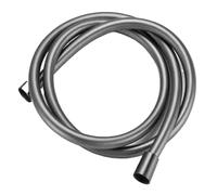 1.5/2/3M Silver Black Grey White PVC Shower Hose Universal Flexible Anti Winding Explosion-Proof Water Tube Bathroom Pipe(Grey,200cm)