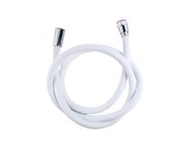 1.5/2-meter Shower Nozzle Hose Flexible High-Pressure Silicone Strong Tube Faucet Bathroom Accessories(White 1.5m)