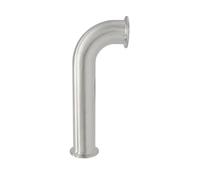 1.5" 2" Tri Clamp 90° Elbow with Extension Tube - 25mm/32mm/38mm/51mm OD, SS304 Sanitary Stainless Steel(OD51 x TC64,L 610mm-SS316L)