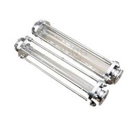 1.5" 2" Tri Clamp Clover Sanitay Flow Sight Glass Diopter Fit 19/25/32/38/51mm Pipe OD SUS 304 Stainless Steel Fitting Homebrew(25mm x Ferrule 50.5)