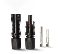 1/5/20/100 Sets PV Solar Connector 30A 1000V T/Y Branch Cable Splitter Coupler Combiner Solar Panel Component Installation Kit(A Kit,1 Set)