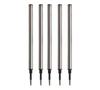 1/5/20Pcs Pen Refills 0.5mm Rollerball Pen Refills Ballpoint Refills, Smooth to Write Stainless Steel Refills