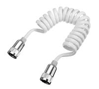 1.5/2m ABS Telephone Line Style Spring Flexible Shower Hose Water Plumbing Toilet Bidet Sprayer Connect Pipe Bath Hose Accessories(1.5m)