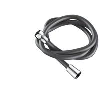 1.5/2M Black Latex Shower Head Hose Flexible Tube Pipe High Pressure Silicone Powerful Tap Faucet Toilet Bathroom Accessories for Bathroom Showers(Grey,2M)