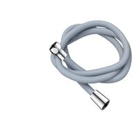 1.5/2M Silicone Flexible Shower Hose, Tangle Free Extension Tube, Bathroom Link Fitting(Light Grey,2.0M)
