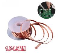 1.5-3.0mm Desoldering Mesh Braid Tape Copper Welding Point Solder Remover Wire Soldering Wick Tin Lead Cord Flux For Soldering